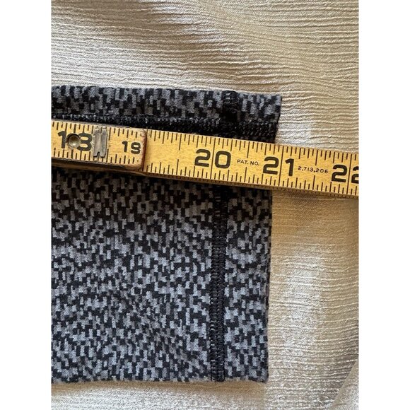 Lululemon Wunder Under Crop III Pant In Digi Pixie Black Pitch Grey Size 4 Gym - Picture 12 of 12